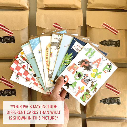 HOLIDAY SURPRISE PACK OF 10 ASSORTED GREETING CARDS