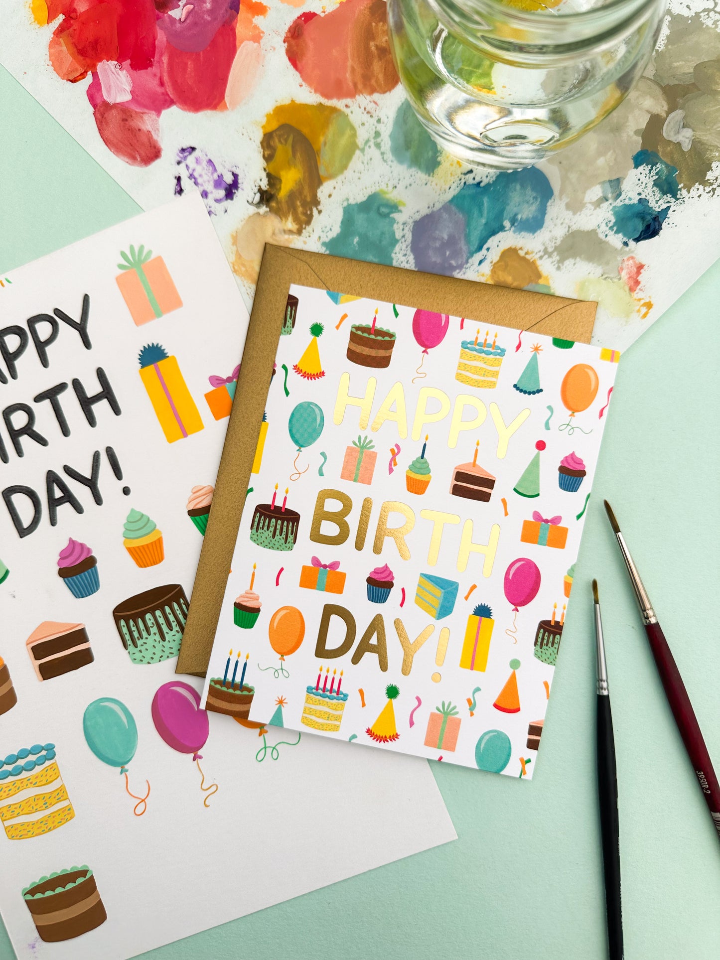 BIRTHDAY THINGS - BIRTHDAY GREETING CARD