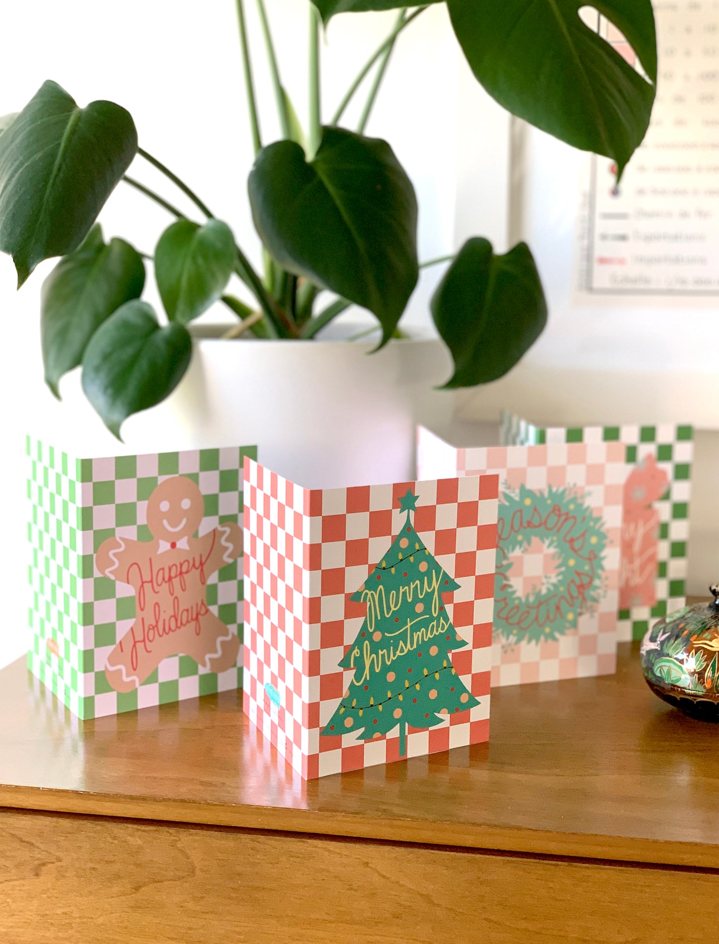 CHRISTMAS TREE - HOLIDAY GREETING CARDS, BOXED SET OF 8