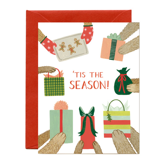 'TIS THE SEASON - HOLIDAY GREETING CARDS, BOXED SET OF 8
