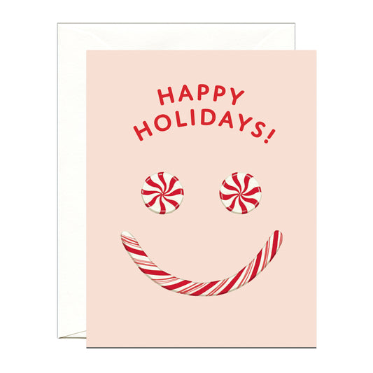 PEPPERMINT CANDY - HOLIDAY GREETING CARDS, BOXED SET OF 8