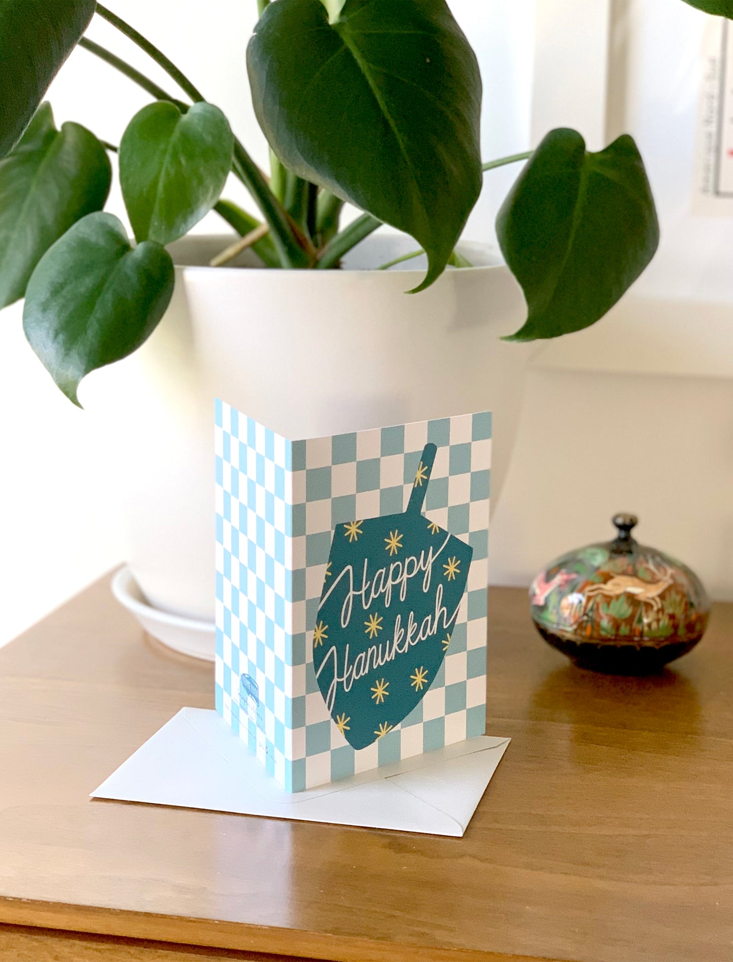 HANUKKAH DREIDEL - HOLIDAY GREETING CARDS, BOXED SET OF 8
