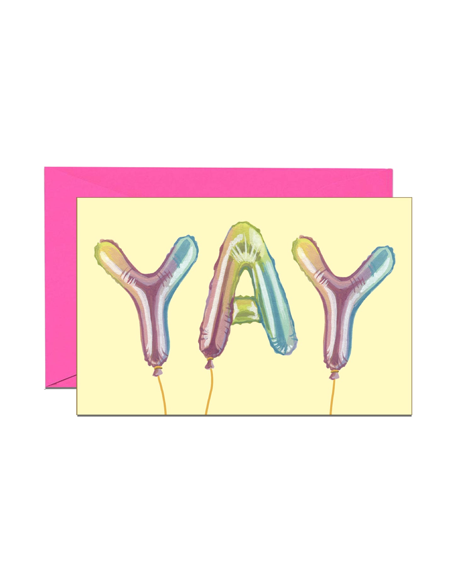 YAY BALLOONS - CONGRATULATIONS MINI CARD
