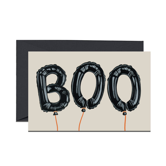 BOO BALLOONS - HALLOWEEN MINI CARD