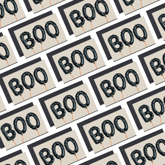 BOO BALLOONS - HALLOWEEN MINI CARD