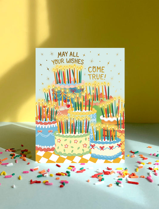 MANY BIRTHDAY WISHES - BIRTHDAY GREETING CARD