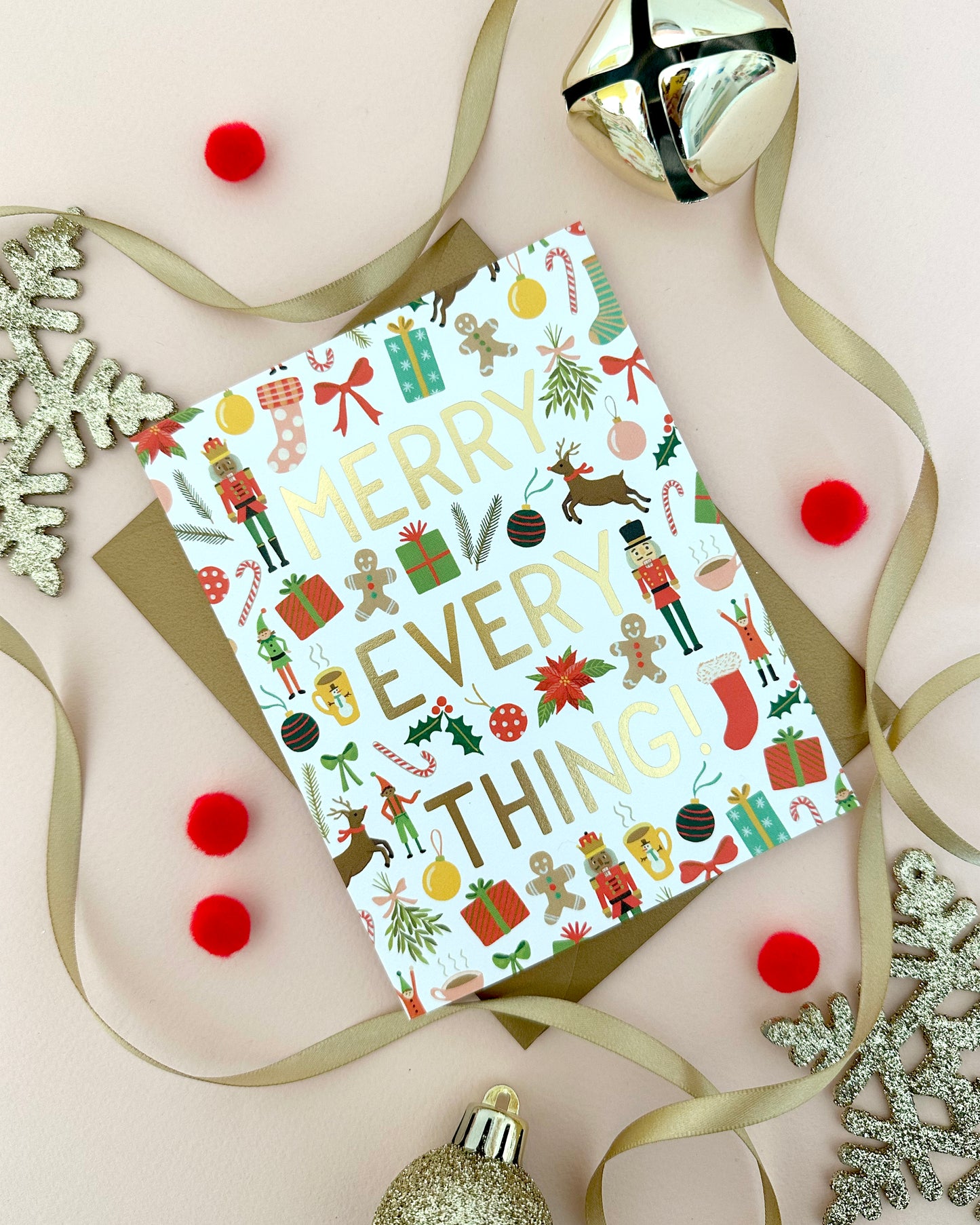 MERRY EVERYTHING - HOLIDAY GREETING CARD, BOXED SET OF 8