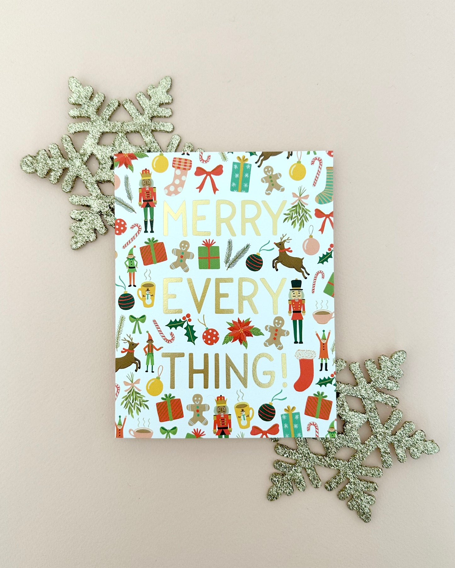 MERRY EVERYTHING - HOLIDAY GREETING CARD, BOXED SET OF 8