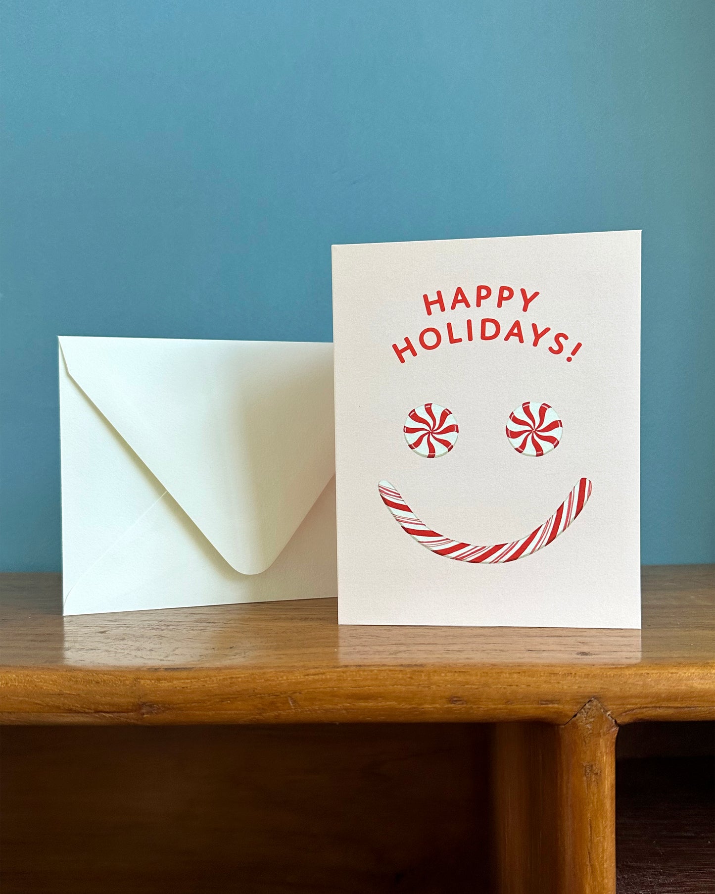 PEPPERMINT CANDY - HOLIDAY GREETING CARDS, BOXED SET OF 8