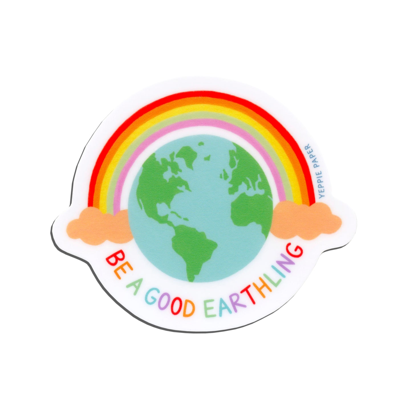 GOOD EARTHLING - DIE CUT STICKER