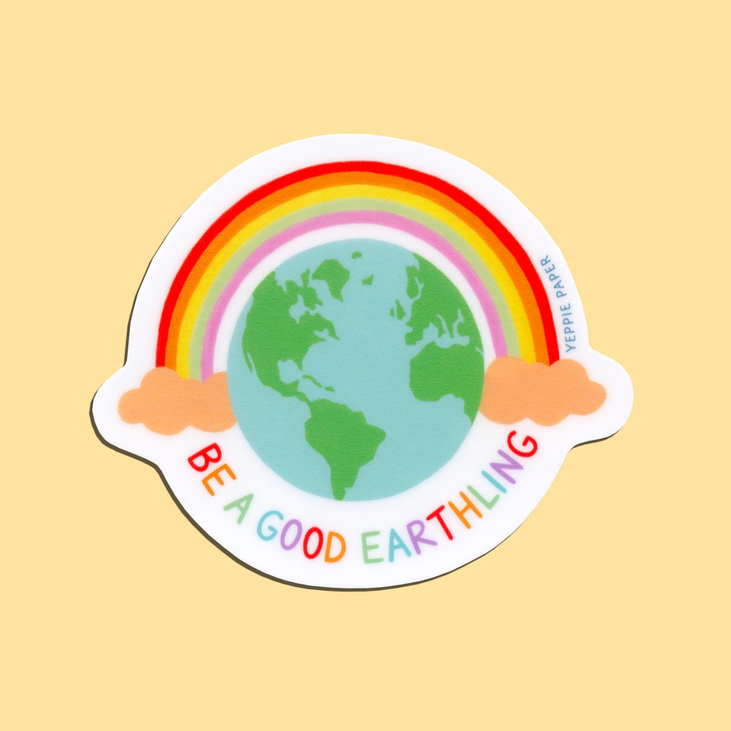 GOOD EARTHLING - DIE CUT STICKER