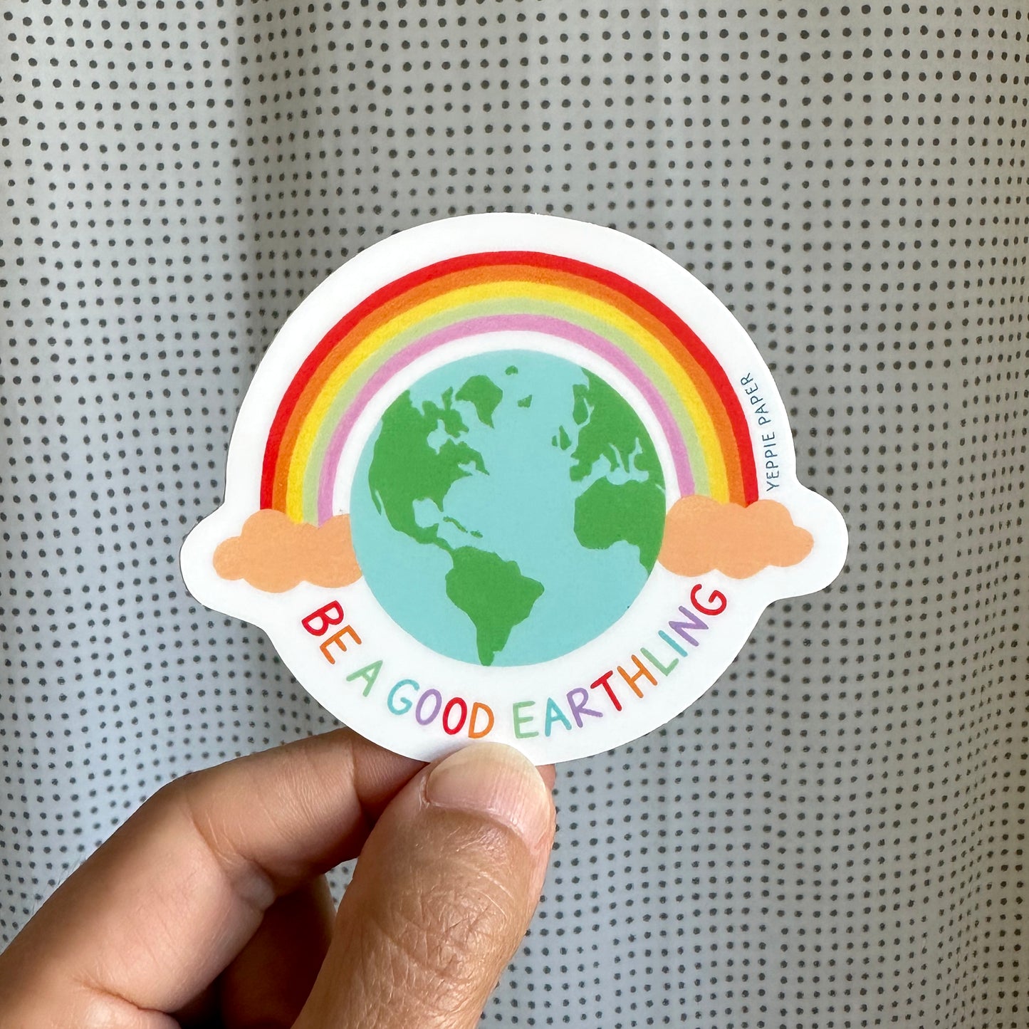 GOOD EARTHLING - DIE CUT STICKER