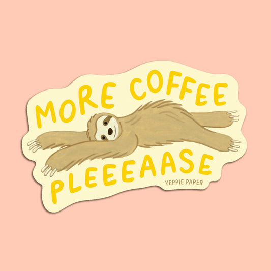 MORE COFFEE - DIE CUT STICKER
