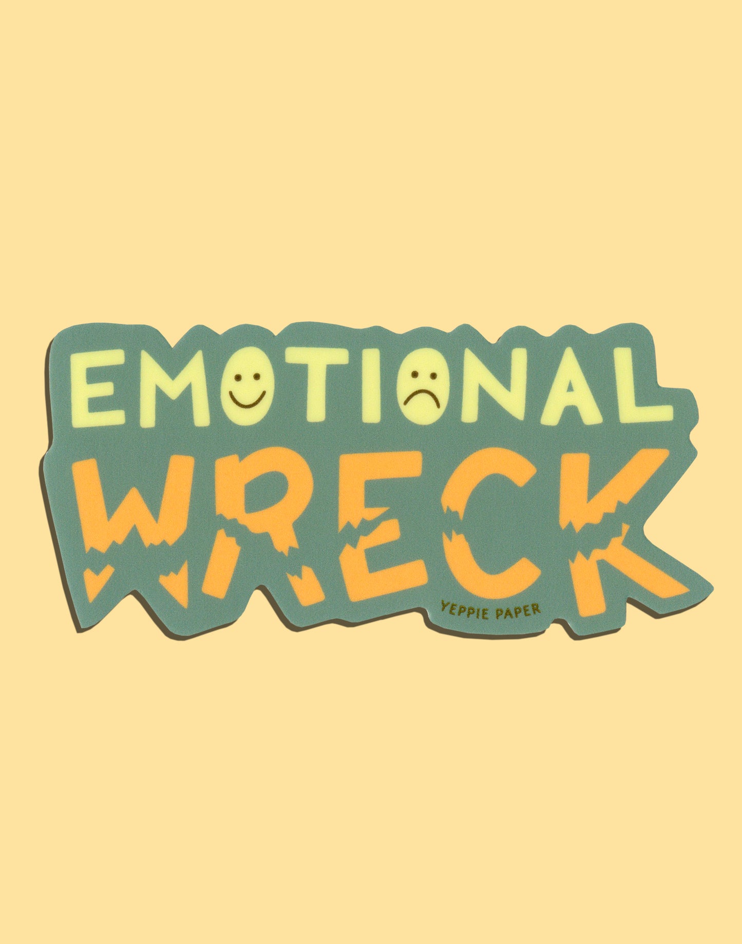 EMOTIONAL WRECK - DIE CUT STICKER
