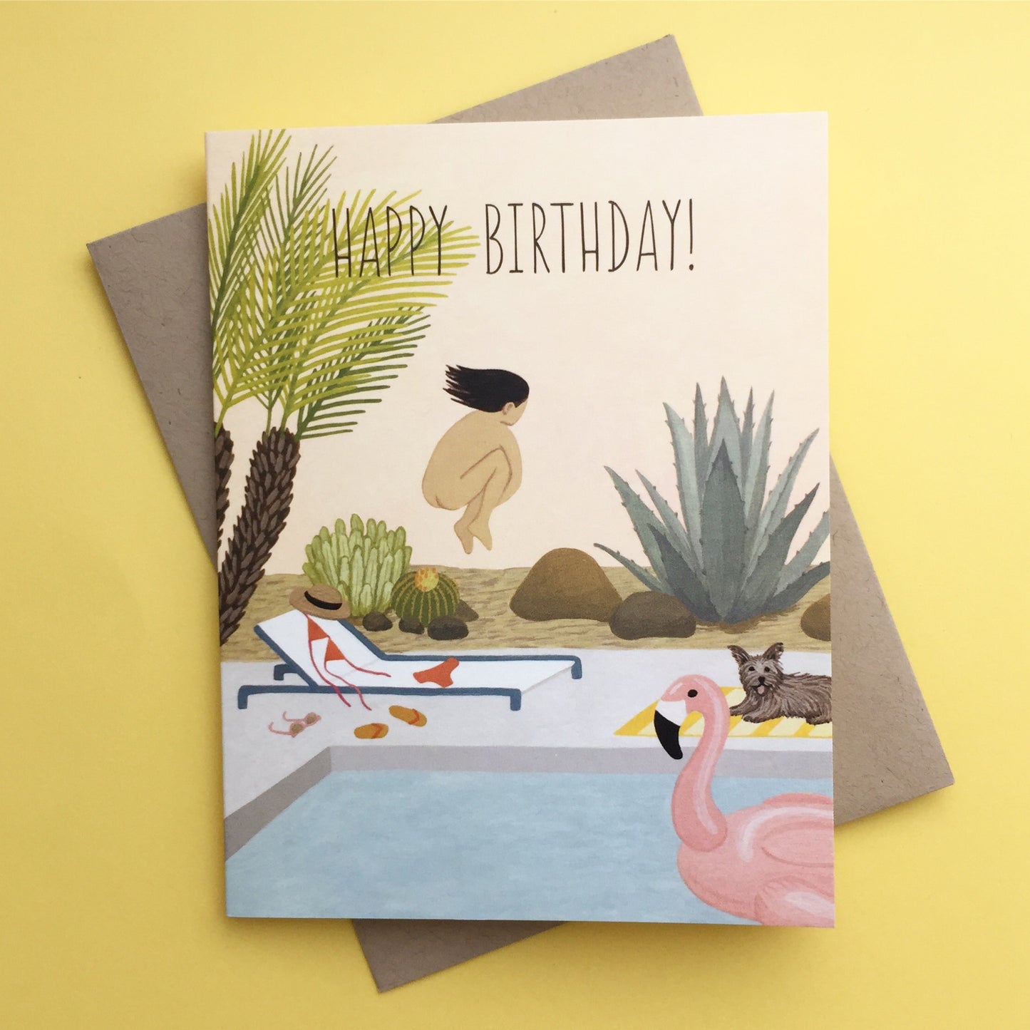 BIRTHDAY SUIT - BIRTHDAY GREETING CARD