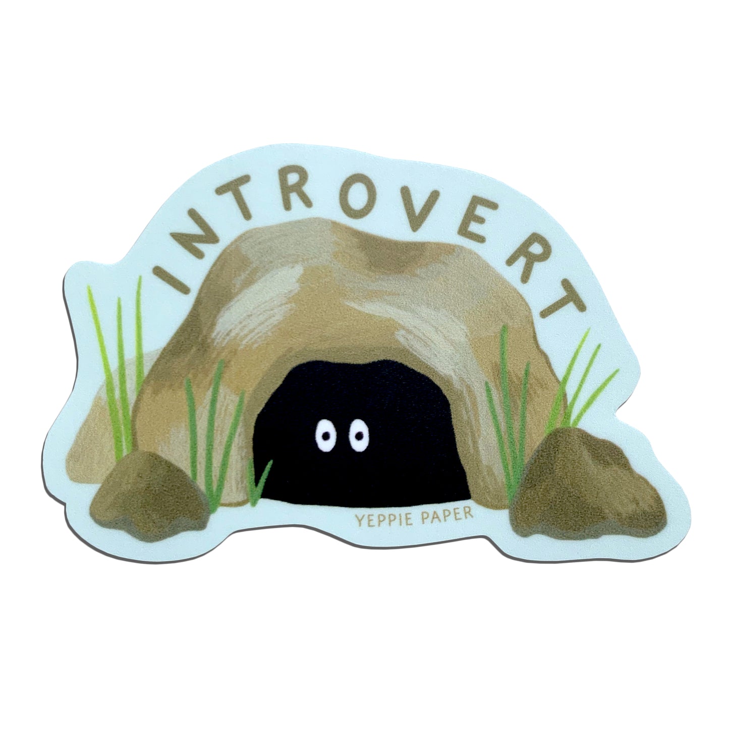 INTROVERT - DIE CUT STICKER