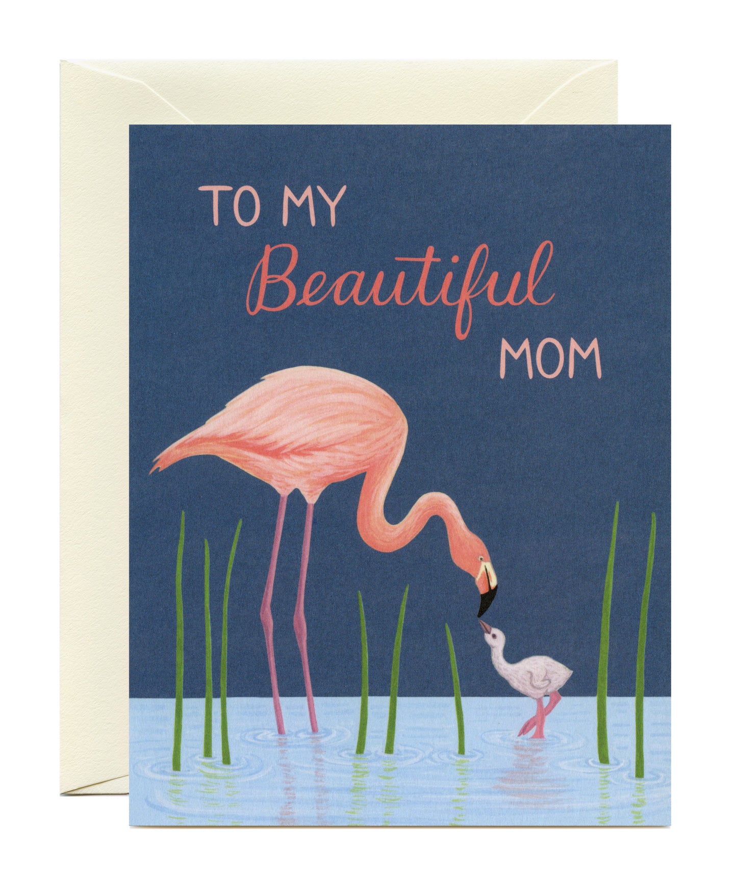 BEAUTIFUL FLAMINGO - MOTHER'S DAY GREETING CARD