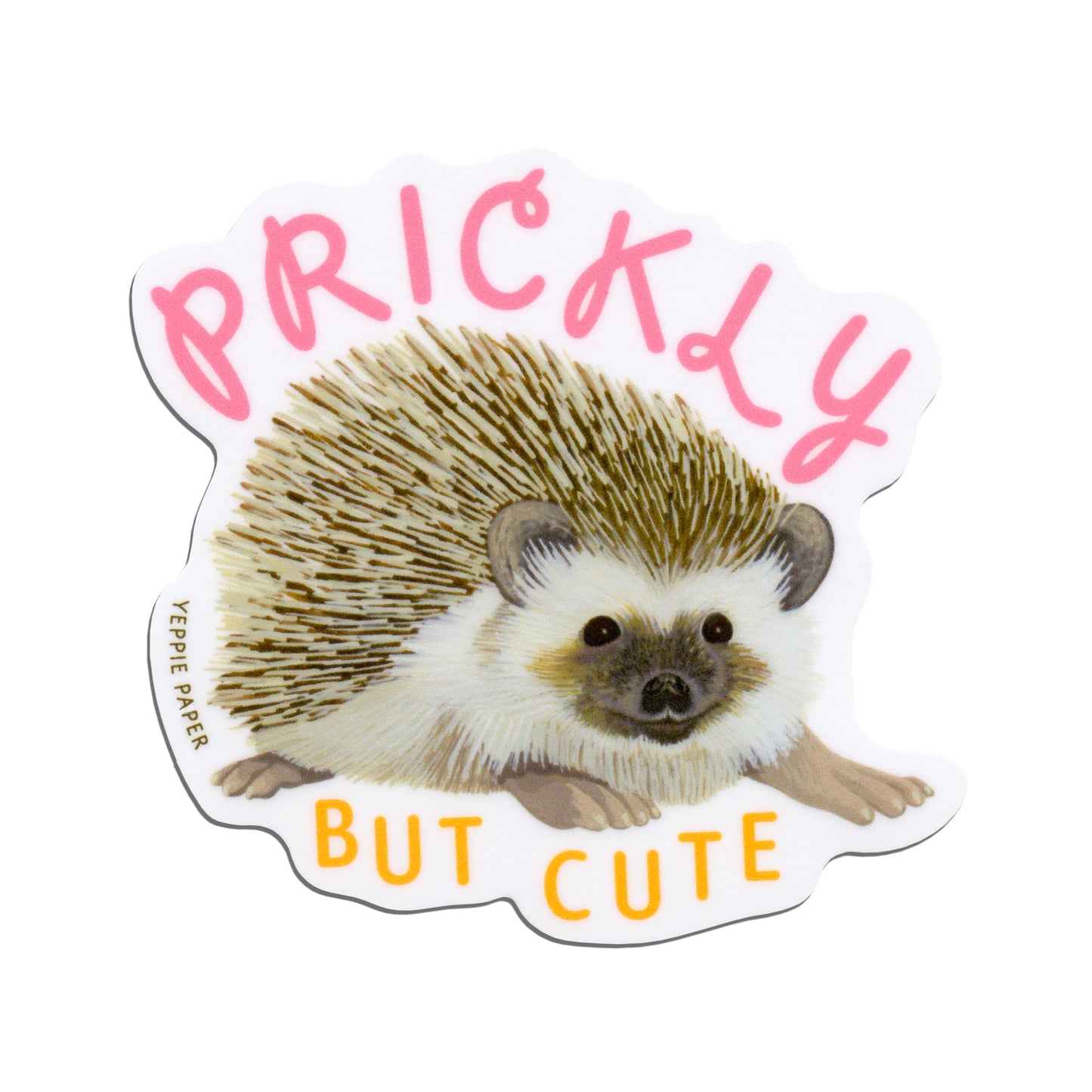 PRICKLY HEDGEHOG - DIE CUT STICKER
