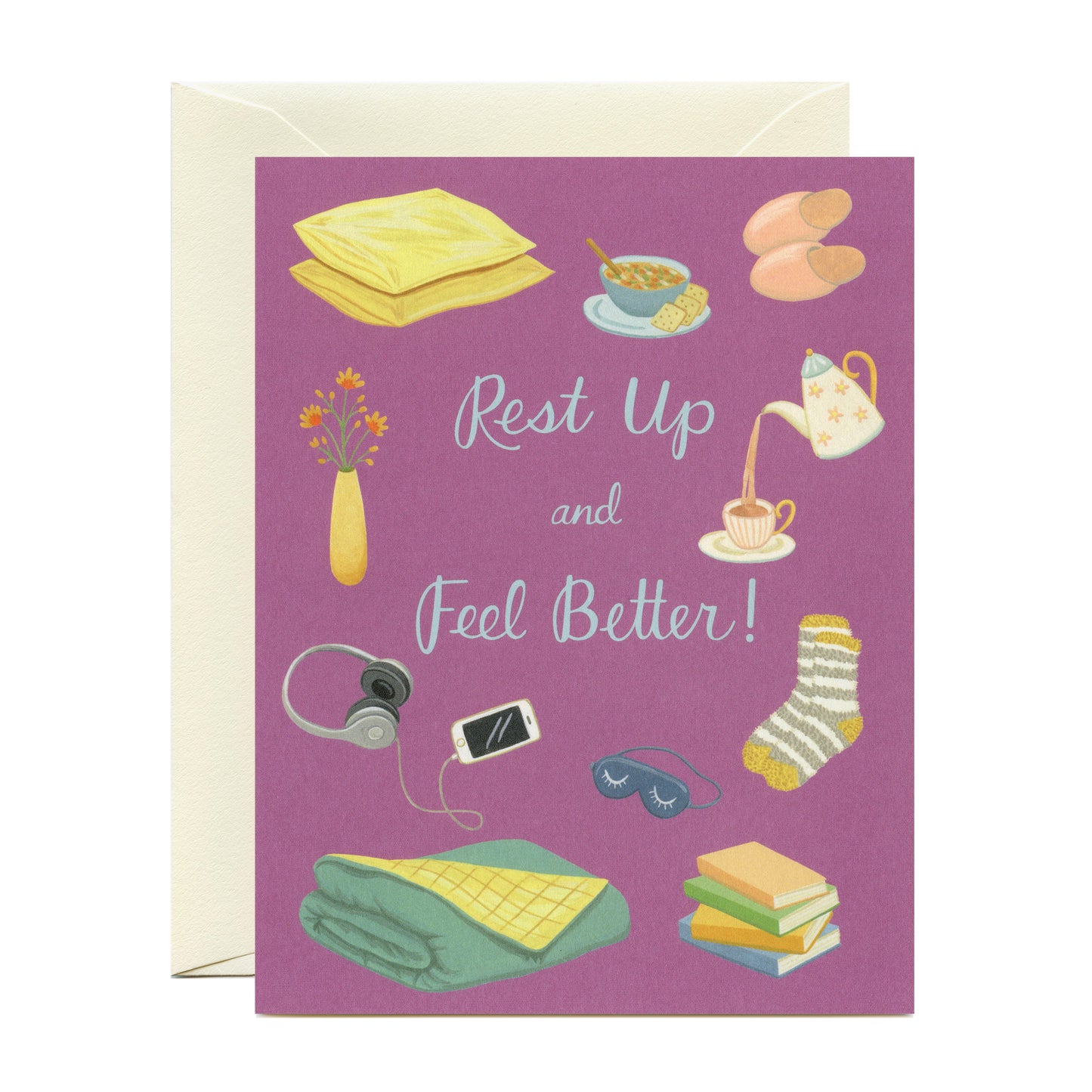SICK DAY ESSENTIALS - SYMPATHY GREETING CARD