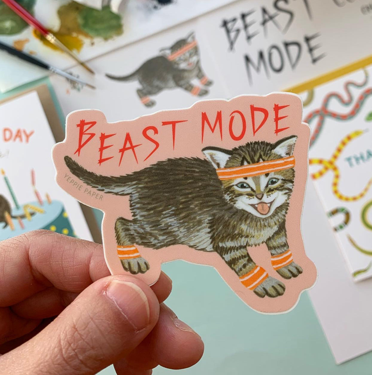 DIE-CUT STICKERS – Yeppie Paper