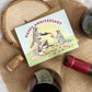 RACCOON PARTNER IN WINE - ANNIVERSARY GREETING CARD