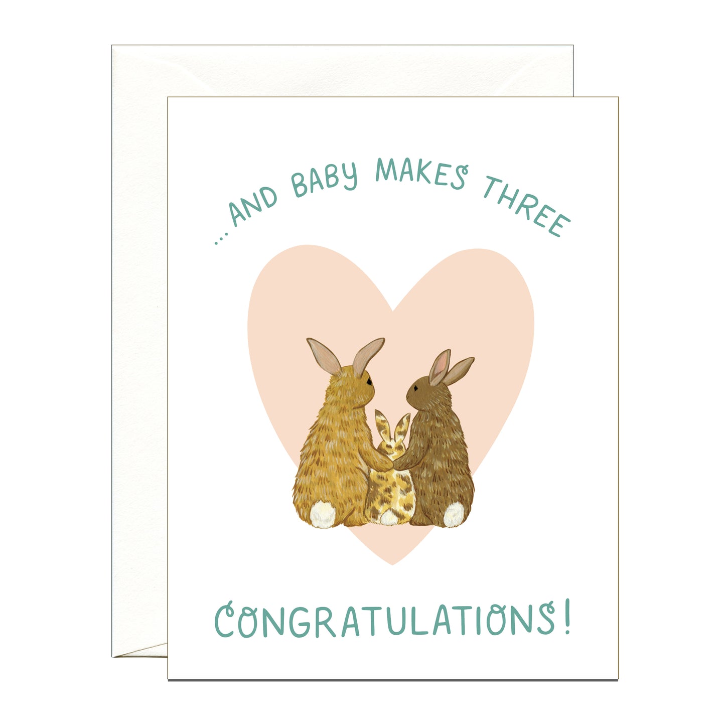 BABY BUNNY - NEW BABY GREETING CARD