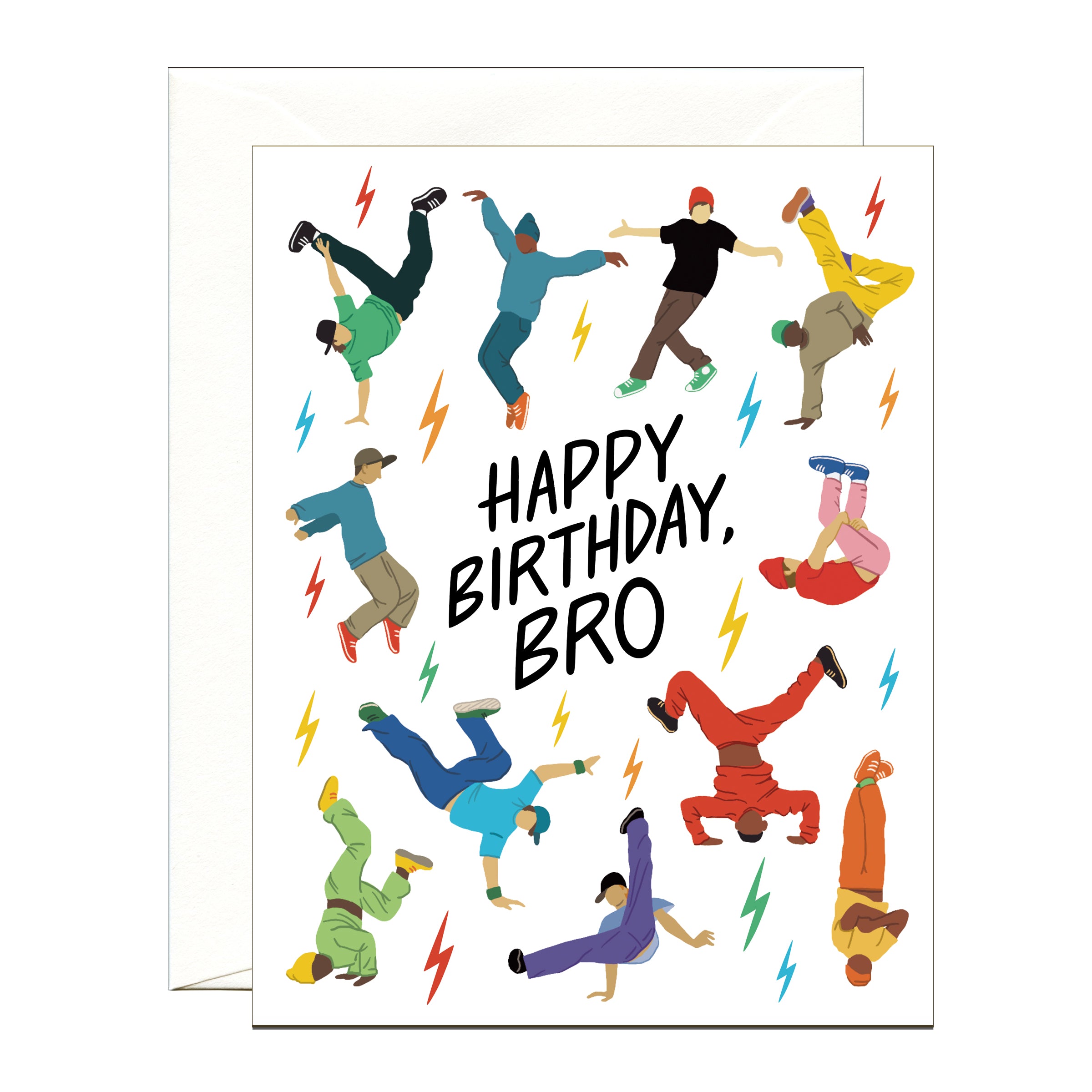 BREAKDANCING BIRTHDAY GREETING CARD – Yeppie Paper