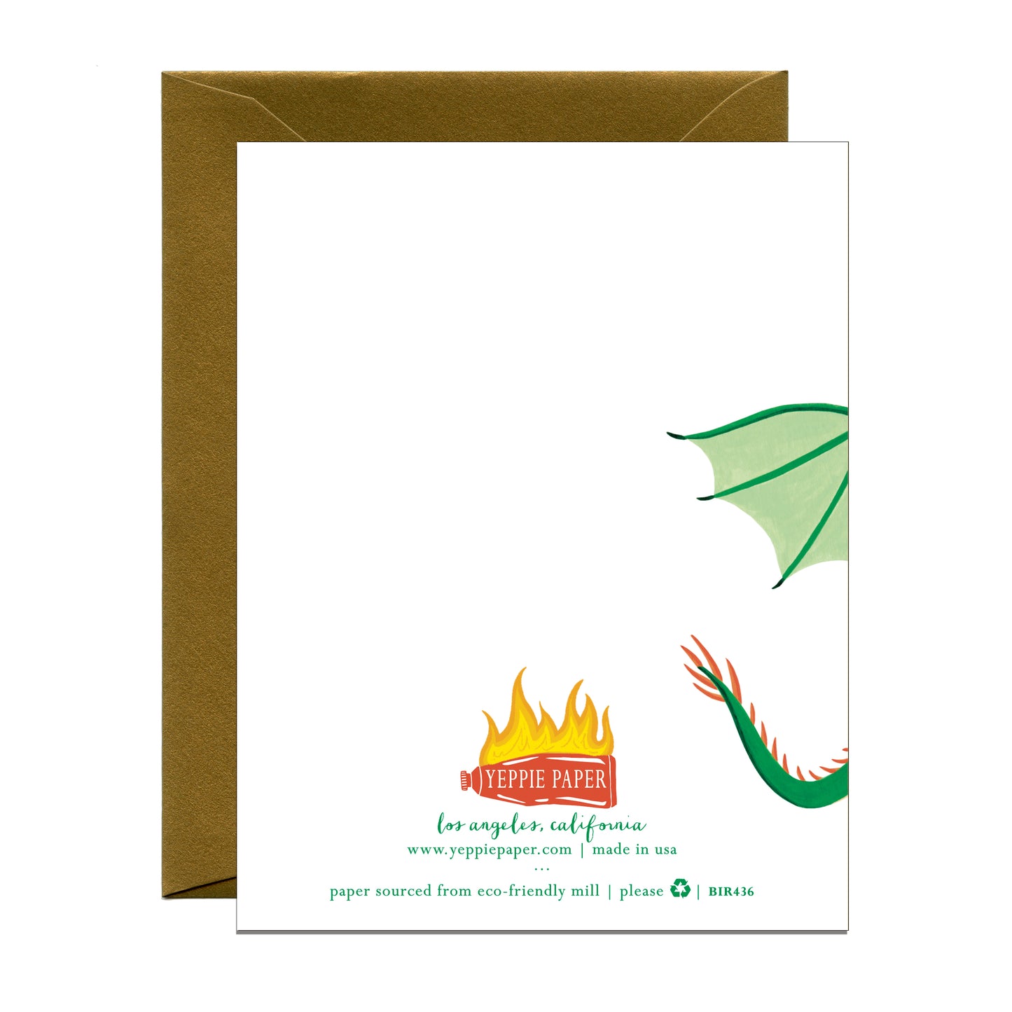 FIRE BREATHING DRAGONS - BIRTHDAY GREETING CARD