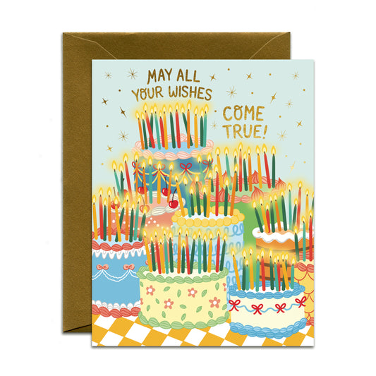 MANY BIRTHDAY WISHES - BIRTHDAY GREETING CARD