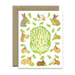 LETTUCE CELEBRATE BUNNIES, HAMSTERS & GUINEA PIGS - BIRTHDAY GREETING CARD