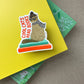 COOL CATS READ BOOKS - DIE CUT STICKER
