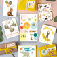 BIRTHDAY CRITTERS ADHESIVE GIFT TAG STICKER SHEETS - SET OF 3