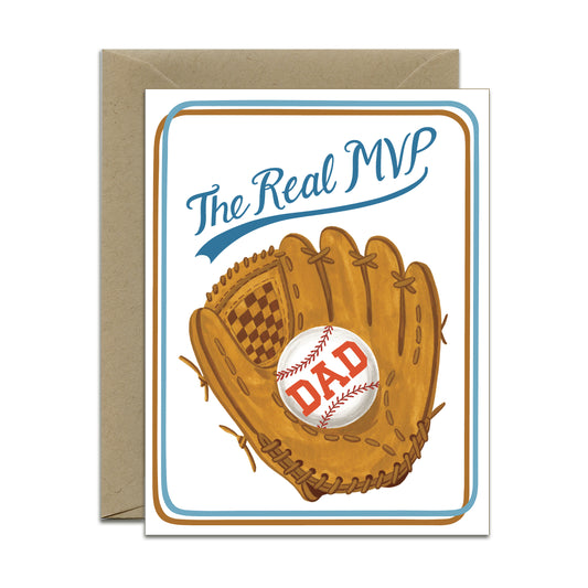 MVP BASEBALL DAD - FATHER'S DAY GREETING CARD