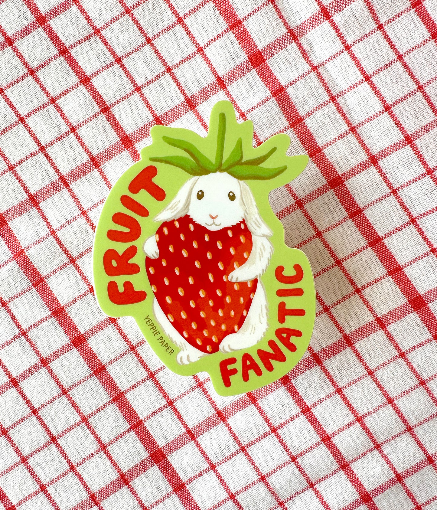 FRUIT FANATIC - DIE CUT STICKER