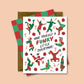 BREAKDANCING ELVES & SANTA - CHRISTMAS GREETING CARDS, BOXED SET OF 8