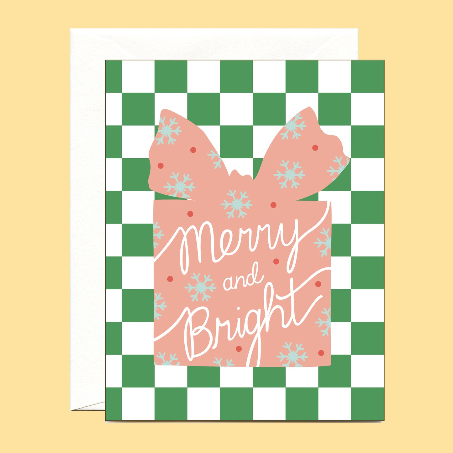 MERRY AND BRIGHT GIFT - HOLIDAY GREETING CARDS, BOXED SET OF 8