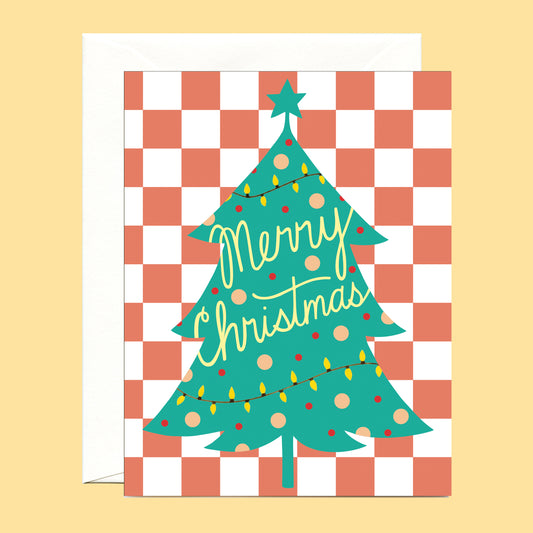 CHRISTMAS TREE - HOLIDAY GREETING CARD