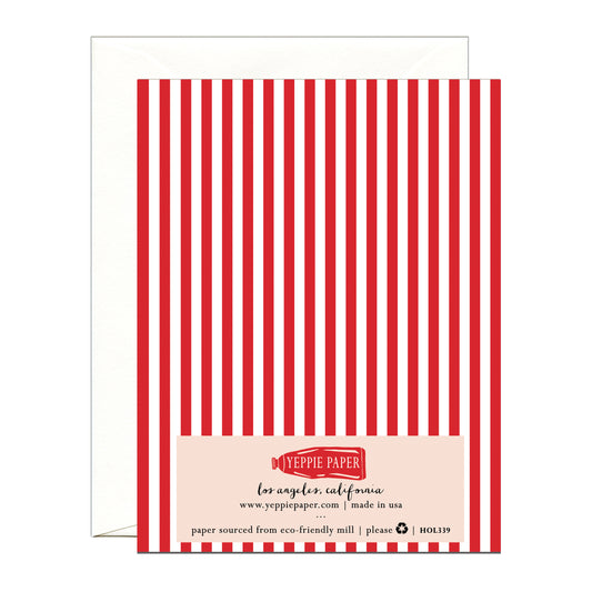 PEPPERMINT CANDY - HOLIDAY GREETING CARD