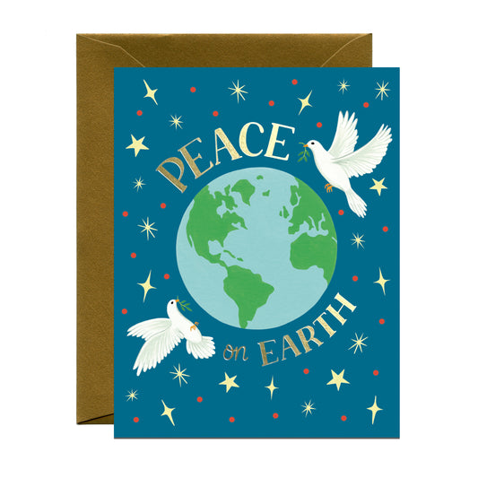 PEACE ON EARTH - HOLIDAY GREETING CARD