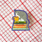 CAT, BOOKS AND COFFEE - DIE CUT STICKER