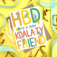KOALAS AND BALLOONS - BIRTHDAY GREETING CARD