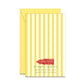 RETRO SMILEY FACE FLOWER - BIRTHDAY MINI CARD