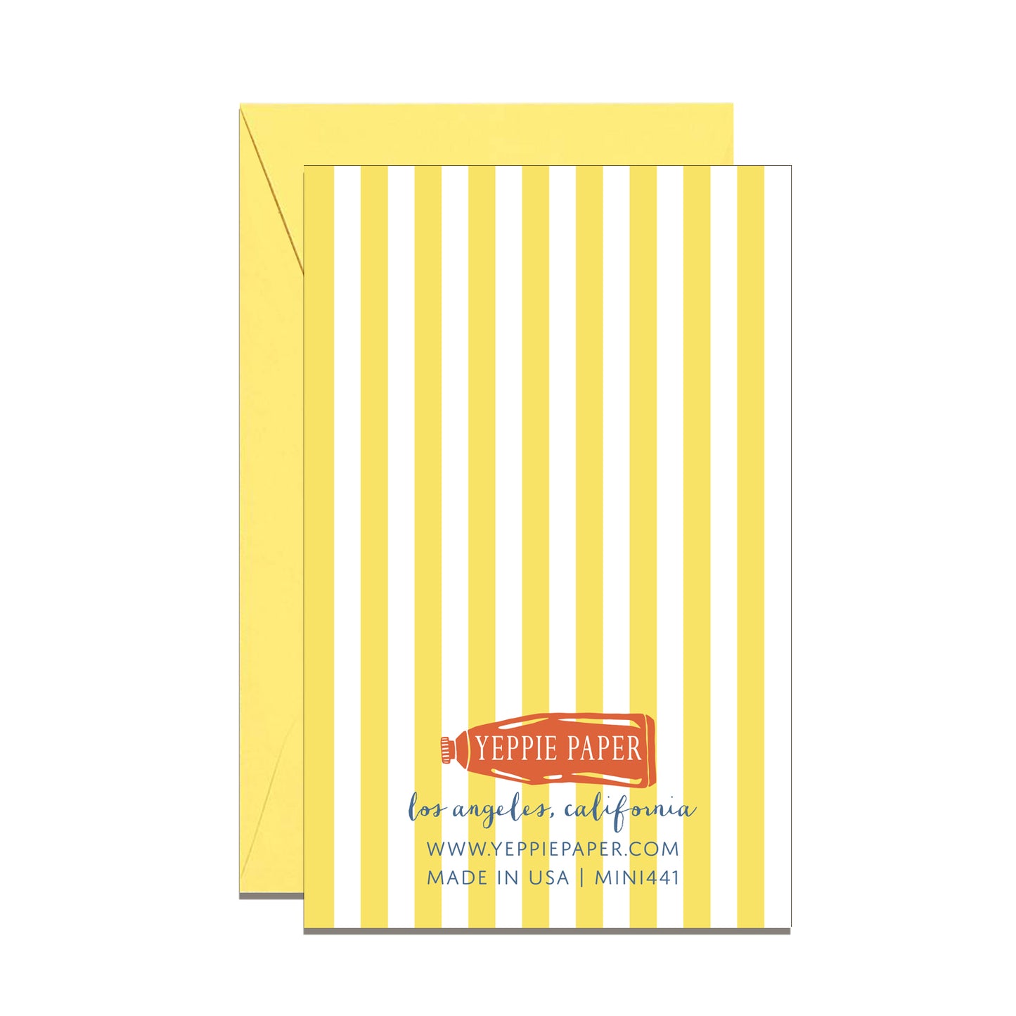 RETRO SMILEY FACE FLOWER - THANK YOU MINI CARD