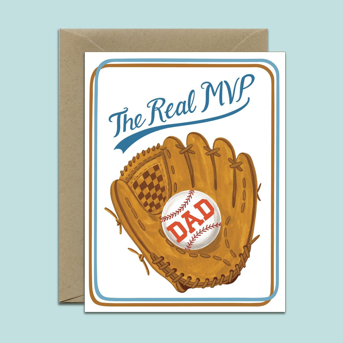 MVP BASEBALL DAD - FATHER'S DAY GREETING CARD