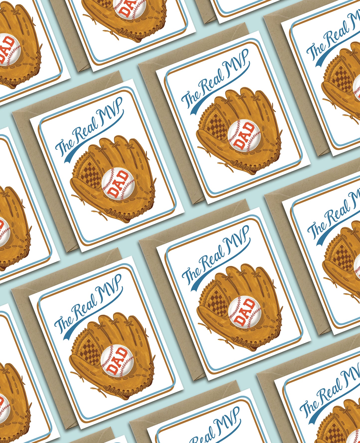 MVP BASEBALL DAD - FATHER'S DAY GREETING CARD