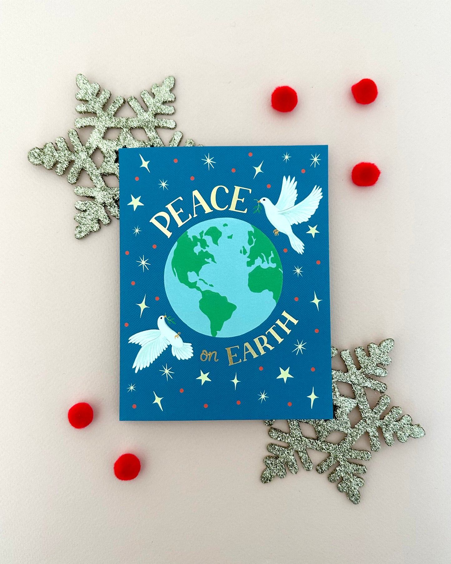 PEACE ON EARTH - HOLIDAY GREETING CARDS, BOXED SET OF 8