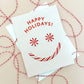 PEPPERMINT CANDY - HOLIDAY GREETING CARDS, BOXED SET OF 8