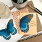 RED-SPOTTED PURPLE BUTTERFLY - SYMPATHY GREETING CARD