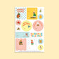HOLIDAY CRITTERS ADHESIVE GIFT TAG STICKER SHEETS - SET OF 3