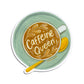 CAFFEINE QUEEN - DIE CUT STICKER